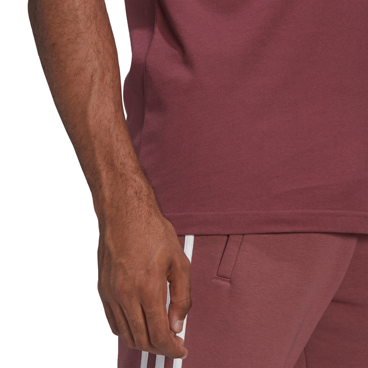 Tricou bărbătesc Adidas 3-STRIPES TEE M Bordo photo 4