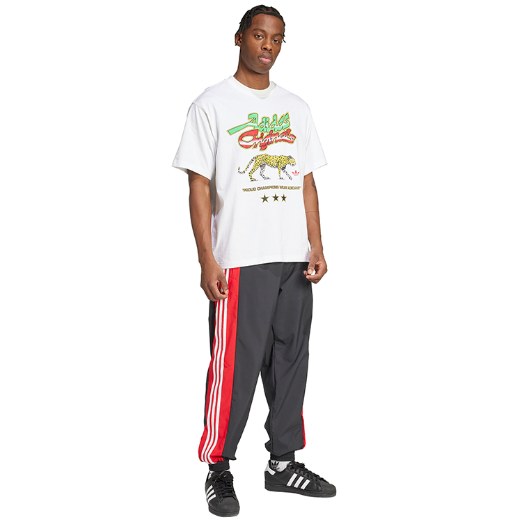 Pantaloni Adidas WARM-UP TP S Rosu Barbati photo 3