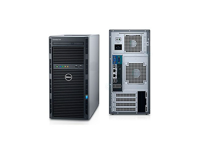 Dell PowerEdge T130 Tower, Intel Xeon E3-1220 v6 (3.0GHz, 8M Cache, 4C/4T, 80W), 8GB DDR4 UDIMM RAM, 2TB 7.2K RPM NLSAS HDD (up to 4 3,5" Cabled HDD), DVD-RW, PERC H330 RAID, iDRAC8 Basic, Broadcom 5720 DP 1Gb, 290W cabled PSU photo 3