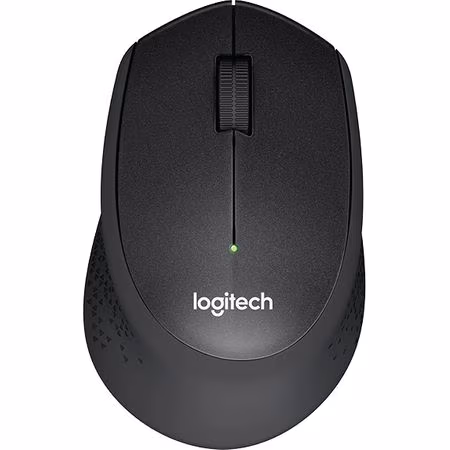 Logitech Wireless M330 Silent Plus, Optical Mouse for Notebooks, nano receiver, Black 