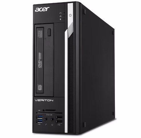 Acer Veriton X2660G SFF +W10 (DT.VQWME.058) Intel® Pentium® G5400 3.7 GHz, 4GB DDR4 RAM, 1TB HDD, no ODD, Intel® UHD 610 Graphics, HDMI, DP, VGA, COM-port, TPM, 180W PSU, Win10 Home Ru, USB KB/MS, Black, 3 Year Warranty 