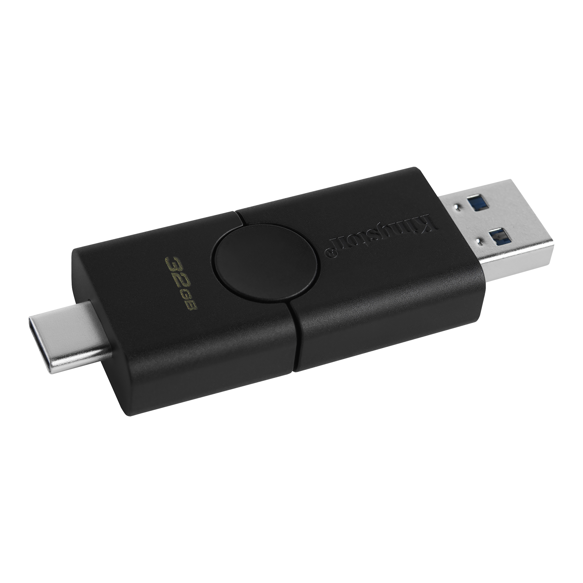 32GB USB3.2 Kingston DataTraveler Duo, USB-A + USB-C, Innovative dual slider casing (Read 100 MByte/s, Write 15 MByte/s) photo 2