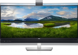 34.0" DELL IPS LED C3422WE Video Conferencing Black (5ms, 21:9, 300M:1, 300cd, 3440 x 1440, 178°/178°, HDMI, DisplayPort, USB-C, USB Hub: 3 x USB3.0, LAN (RJ-45), Webcam 5Mpx, Speakers 2 x 5W, Audio Line out, Height Adjustment, VESA) thumbnav 1