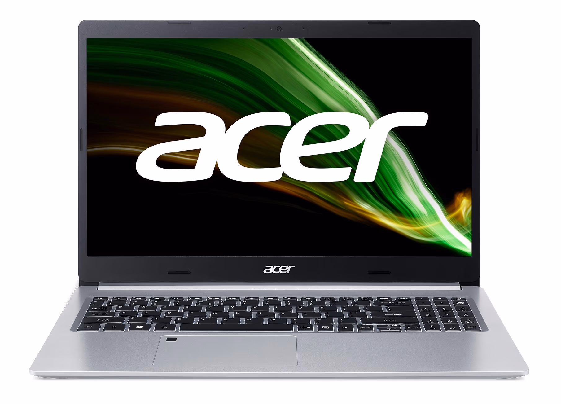 ACER Aspire A515-45 Pure Silver (NX.A82EU.010) 15.6" FHD IPS (AMD Ryzen 3 5300U, 4xCore, 2.6-3.8GHz, 8Gb (1x8) DDR4 RAM, 512GB PCIe NVMe SSD+HDD Kit, AMD Radeon Graphics, WiFi6-AX/BT5.1, RJ-45, FPR, Backlit, 3cell, 720P HD Webcam, RUS, No OS, 1.76 kg) 