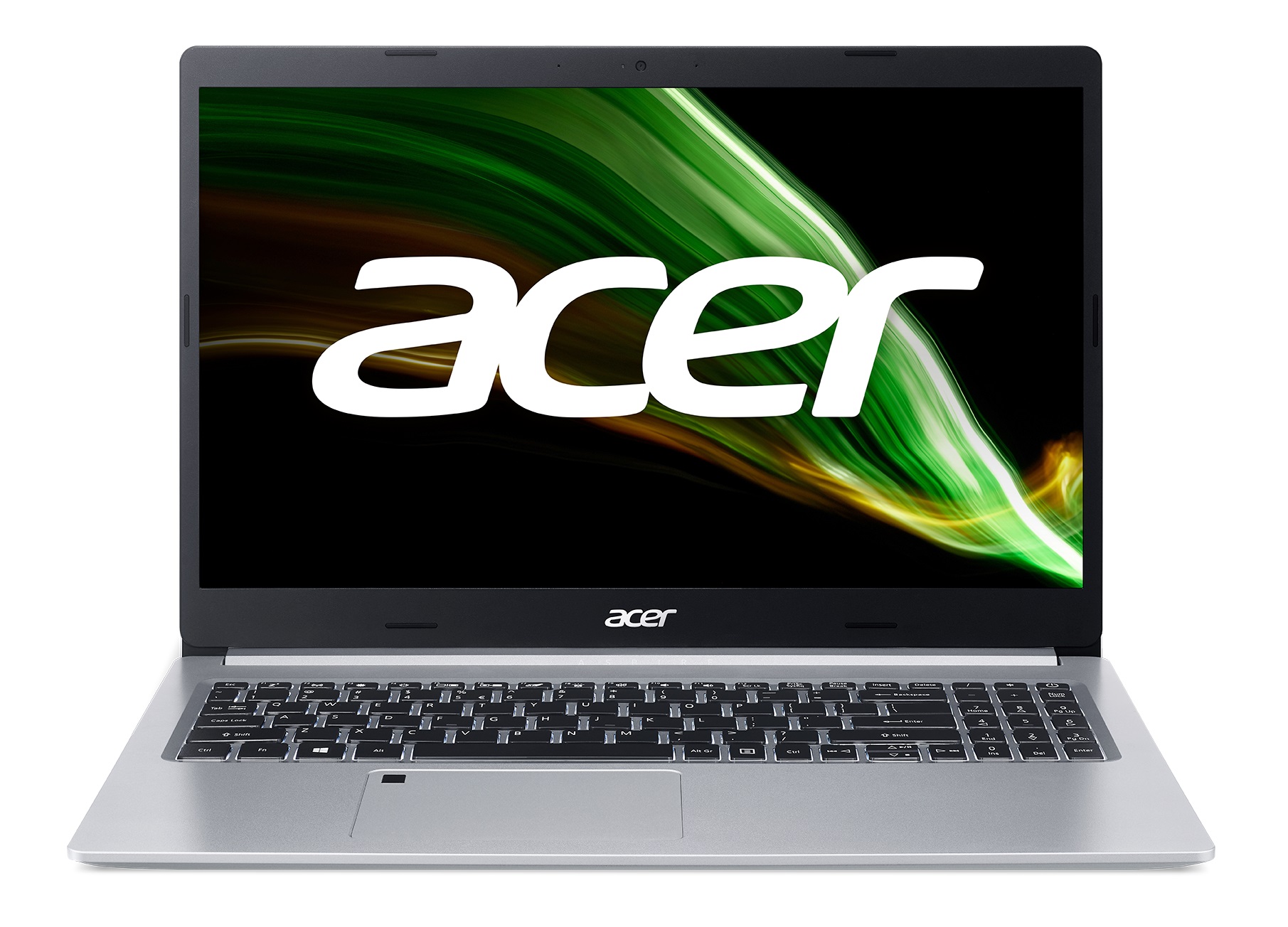 ACER Aspire A515-45 Pure Silver (NX.A82EU.010) 15.6" FHD IPS (AMD Ryzen 3 5300U, 4xCore, 2.6-3.8GHz, 8Gb (1x8) DDR4 RAM, 512GB PCIe NVMe SSD+HDD Kit, AMD Radeon Graphics, WiFi6-AX/BT5.1, RJ-45, FPR, Backlit, 3cell, 720P HD Webcam, RUS, No OS, 1.76 kg) photo 1