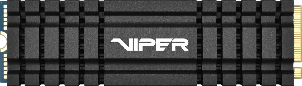 M.2 NVMe SSD 2.0TB VIPER (by Patriot) VPN110, w/Aluminum Heatshield, Interface: PCIe3.0 x4 / NVMe 1.3, M2 Type 2280 form factor, Sequential Read 3300 MB/s, Write 3000 MB/s, Read 500K IOPS, Random Write 500K IOPS, Thermal Throttling Technology, DRAM Cache 