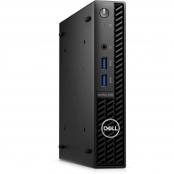 DELL OptiPlex 3000 MFF lntel® Core® i3-12100T (4 Cores/12MB/8T/2.2GHz to 4.1GHz/35W), 8GB (1X8GB) DDR4, M.2 256GB PCIe NVMe SSD, Intel Integrated Graphics, WiFi6 2x2+BT5.2, TPM, NO ODD, USB mouse MS116, USB KB216, PSU 65W, Win11Pro, 3Y Warranty, Black.