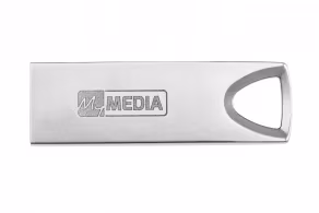 128GB USB3.2 MyMedia (by Verbatim) MyAlu USB 3.2 Drive Metal casing, Compact and lightweight, (Read 80 MByte/s, Write 30 MByte/s)