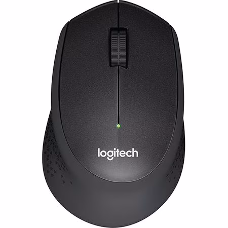 Logitech Wireless M330 Silent Plus, Optical Mouse for Notebooks, nano receiver, Black