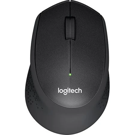 Logitech Wireless M330 Silent Plus, Optical Mouse for Notebooks, nano receiver, Black