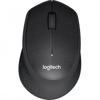 Logitech Wireless M330 Silent Plus, Optical Mouse for Notebooks, nano receiver, Black