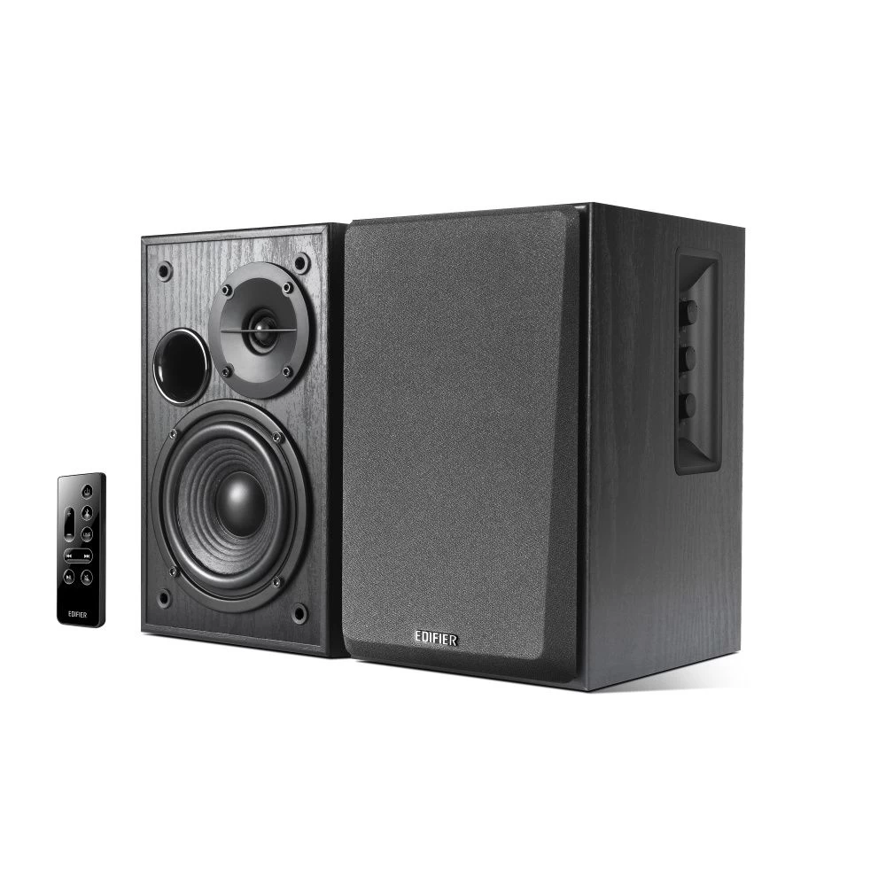 Edifier R1580MB Black, 2.0/ 42W (2x21W) RMS, Bluetooth v4.0, AUX, RCA, remote control, wooden, (4”+1/2”)