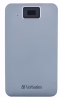 2.5” External HDD 1.0TB (USB3.2/USB-C)  Verbatim Executive Fingerprint Secure, Grey, Aluminium, Sleek, Nero Backup Software, Green Button Energy Saving Software