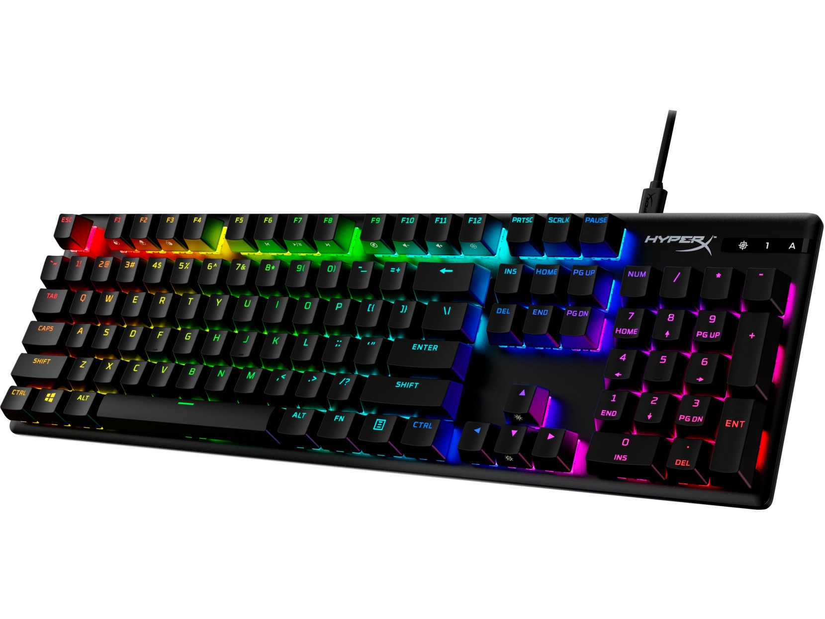 Tastatura HYPERX Alloy Origins PBT HX Aqua - Tactile key switch [639N5AA#ACB] photo 3