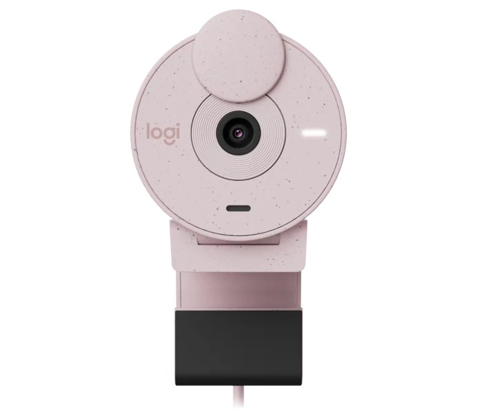 Веб-камера Logitech Brio 300 / 1080p / auto light correction / noise-reducing mic / USB-C / Rose photo 4