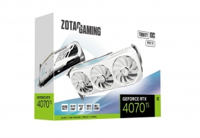 Видеокарта ZOTAC GeForce RTX 4070 Ti Trinity OC White Edition 12GB GDDR6X / 12GB / GDDR6X / 192bit thumbnav 1