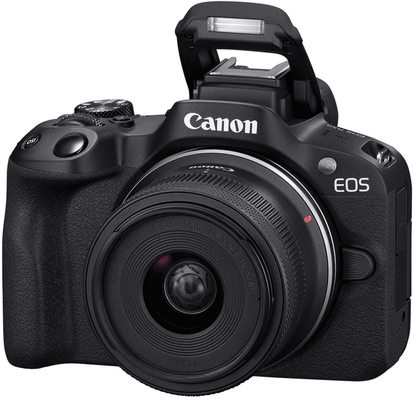 Aparate foto mirrorless CANON EOS R50 + RF-S 18-45 f/4.5-6.3 IS STM + RF-S 55-210 f/5.0-7.1 IS STM Black  (5811C034) photo 4