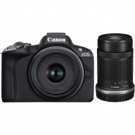 Aparate foto mirrorless CANON EOS R50 + RF-S 18-45 f/4.5-6.3 IS STM + RF-S 55-210 f/5.0-7.1 IS STM Black  (5811C034) thumbnav 1