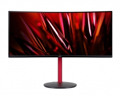 34.0" Monitor Gaming ACER XZ342CU [UM.CX2EE.P17] / 4K / Curved / 1ms / 165Hz / Black/Red thumbnav 1