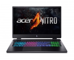 Laptop 17.3” ACER Nitro AN17-42 (NH.QSCEU.002)/ QHD/ 165Hz/ AMD Ryzen 7 8845HS/ 16GB/ 1TB SSD/ RTX4070/ Obsidian Black thumbnav 1