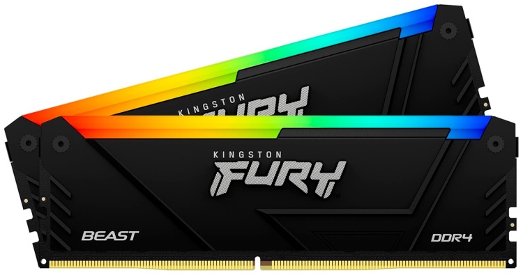 Memorie operativa Kingston FURY® Beast DDR4 RGB DDR4-3600 32GB (Kit of 2*16GB) photo 1