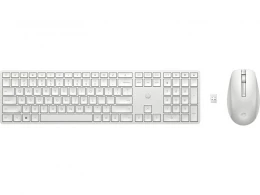 Tastatura si mouse Wireless HP 650, White