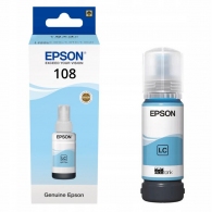 Epson 108 EcoTank Light Cyan ink bottle 70ml, 7200p. for EcoTank L8050 & L18050. thumbnav 1