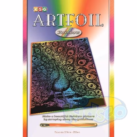 Sequin Art SQ0543 Artfoil - Rainbow Peacock