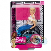 Barbie GGL22 Fashionista In Scaun Cu Rotile thumbnav 1