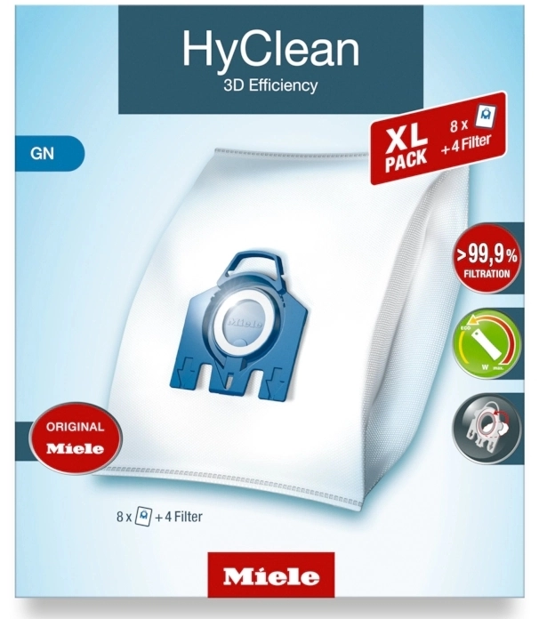 Мешки для пылесоса Miele DustBag XL-Pack GN HyClean 3D, 10455000