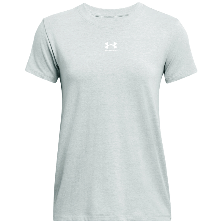 Tricou Under Armour UA Rival Core SS L Verde Femei photo 2