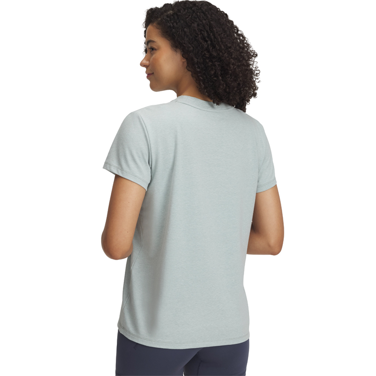 Tricou Under Armour UA Rival Core SS L Verde Femei photo 3