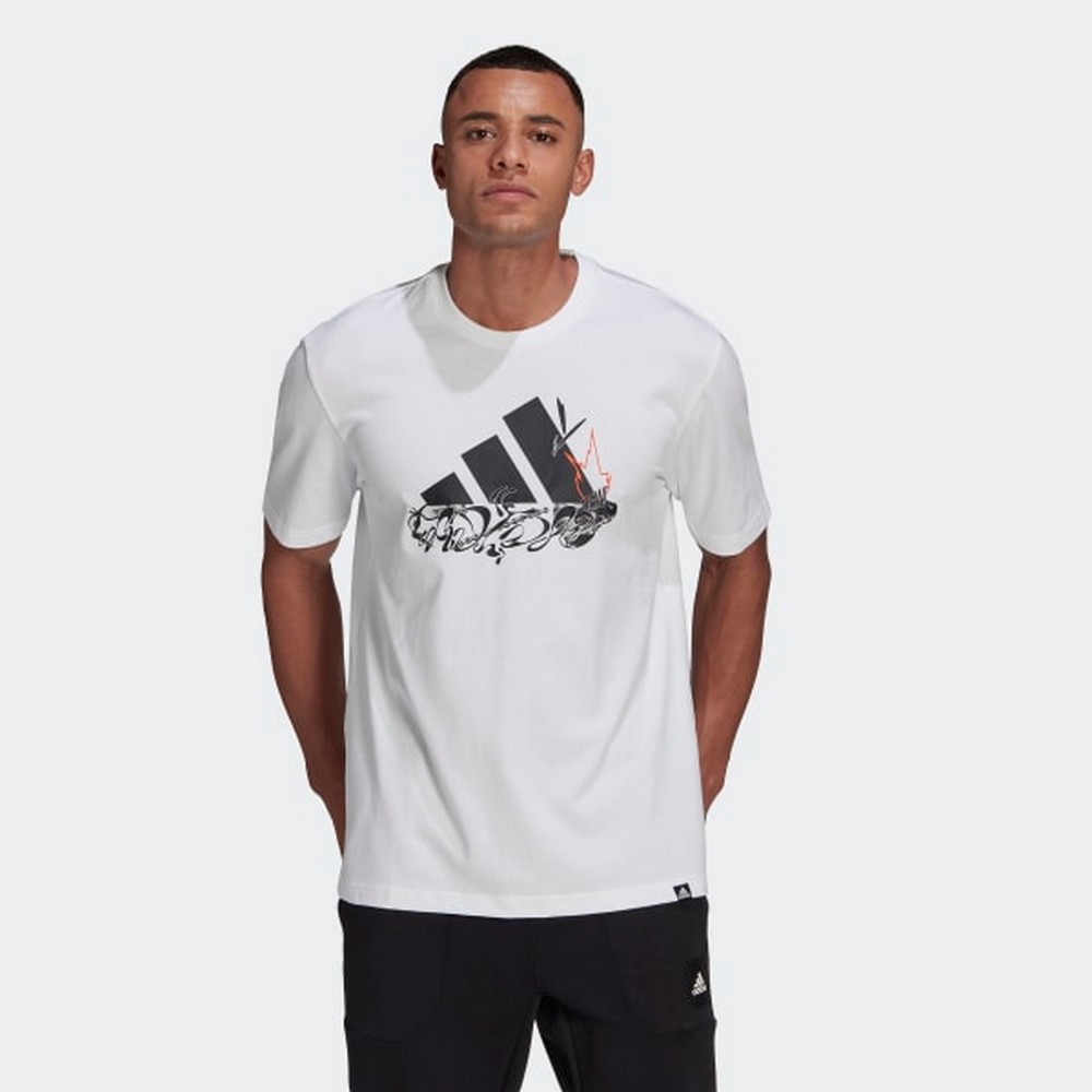 Футболка мужская Adidas COMMUTE BOS Tee S Белый photo 2