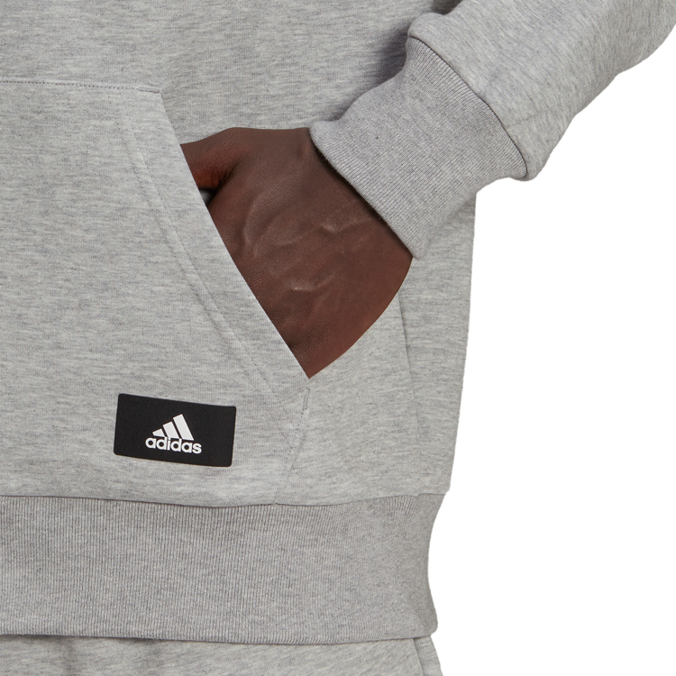 Hanorac pt bărbați Adidas M FI 3S FZ S Gri photo 4