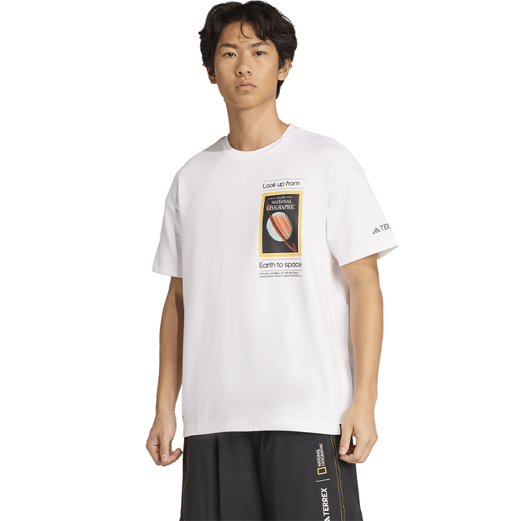 Tricou bărbătesc Adidas NG U AR F GFX T M Alb photo 1