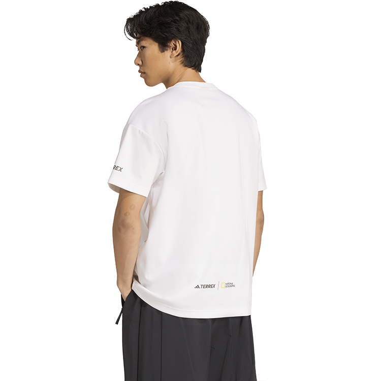 Tricou bărbătesc Adidas NG U AR F GFX T M Alb photo 4