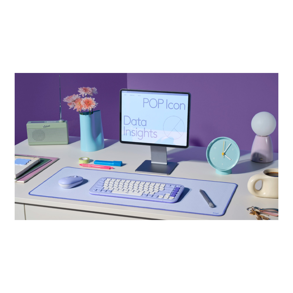 Коврик Logitech Desk Mat Studio Series Lilac photo 8