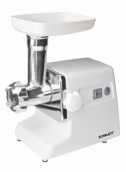 Мясорубка шнековая Scarlett SC-4249, 1 кг/мин, 230 Вт, Белый photo 1