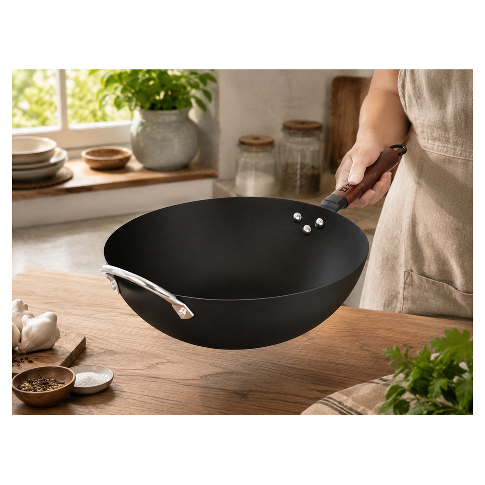 Wok сковорода Zokura Z1449 photo 6