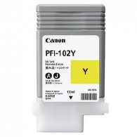 Ink Cartridge Canon PFI-102 Y, yellow, 130ml for iPF500,510,600,605,610,650,655,700,710,720,750,755,760,765 thumbnav 1