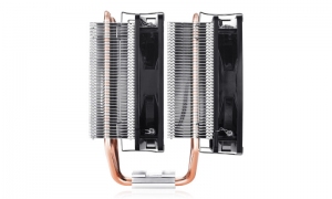 DEEPCOOL Cooler  "NEPTWIN RGB", 2xRGB LED Fans, Socket LGA1700(adapter needed)/2011/2066/LGA1200/1366/1155/1151/1150/775 & AM5/AM4/AM2/FM2, Dual-Tower, 2x RGB Led PWM fans: 120х120х25mm, PWM; 500~1500rpm, <27dBA, 56.5CFM, 4-pin, Hydro Bearing, Twin-Tower, thumbnav 2