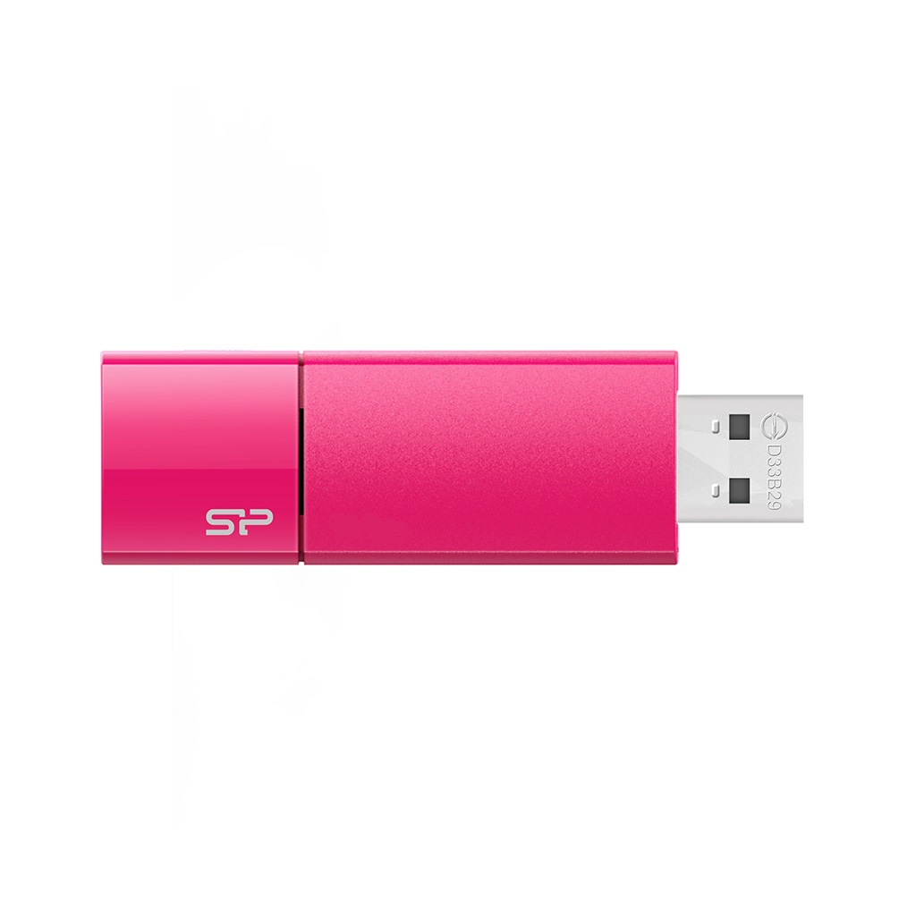 32GB USB3.0 Silicon Power Blaze B05 Pink, Intelligent design of retractable USB connector(Read 45 MByte/s, Write 20 MByte/s) photo 2