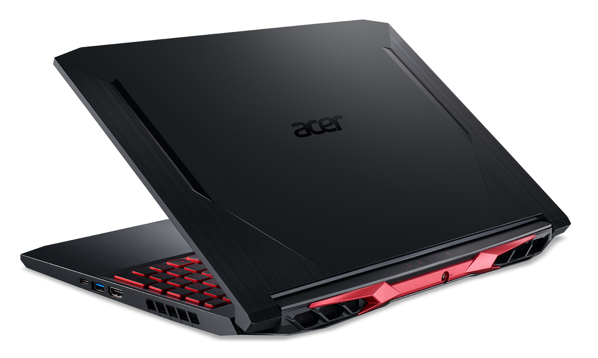 ACER Nitro AN515-55 Obsidian Black (NH.QB0EU.009) 15.6" FHD IPS 144Hz (Intel Core i7-10750H 6xCore 2.6-5.0GHz, 16GB (2x8) DDR4 RAM, 512GB PCIe NVMe SSD+HDD Kit, GeForce RTX3050 4GB GDDR6, WiFi6-AX/BT5, 4cell, HD Webcam, RUS, Backlit, No OS, 2.3 kg) photo 2