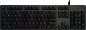 Logitech Mechanical Gaming Keyboard G512 Corded LIGHTSYNC - CARBON - RUS - USB - TACTILE