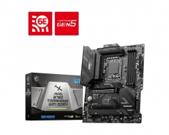 MSI MAG B760 TOMAHAWK WIFI DDR4, Socket 1700, 14Phases, Intel® B760 (14/13/12th Gen CPU), CPU graphics, HDMI, DP, Dual 4xDDR4-5333, 2xPCIe X16 5.0, 6xSATA3, RAID, 3xM.2 4.0, 1xPCIe X1, ALC897 HDA 7.1/SPDIF, 2.5GbE LAN, WiFi6E/BT, 1xUSB-C 3.2Gen2x2, 5xUSB3 thumbnav 1