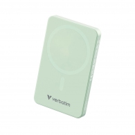 Магнитный беспроводной пауэрбанк Verbatim Charge'n'Go Essentials / 5000 mAh / Green thumbnav 1