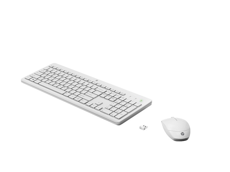 Беспроводная Клавиатура и мышка HP 230, White photo 2
