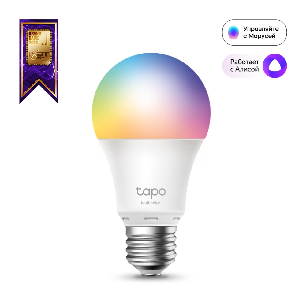 Умная RGb Wi-Fi лампа, Tp-Link Tapo L530E / E27 / 2500K-6500K photo 2