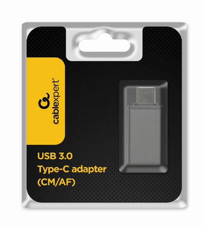 Адаптер Gembird  A-USB3-CMAF-01, USB 3.0 type-C (male) to type-A (female) photo 3
