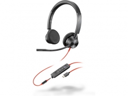 Casti Poly Blackwire 3325-M / USB-С / Black thumbnav 1